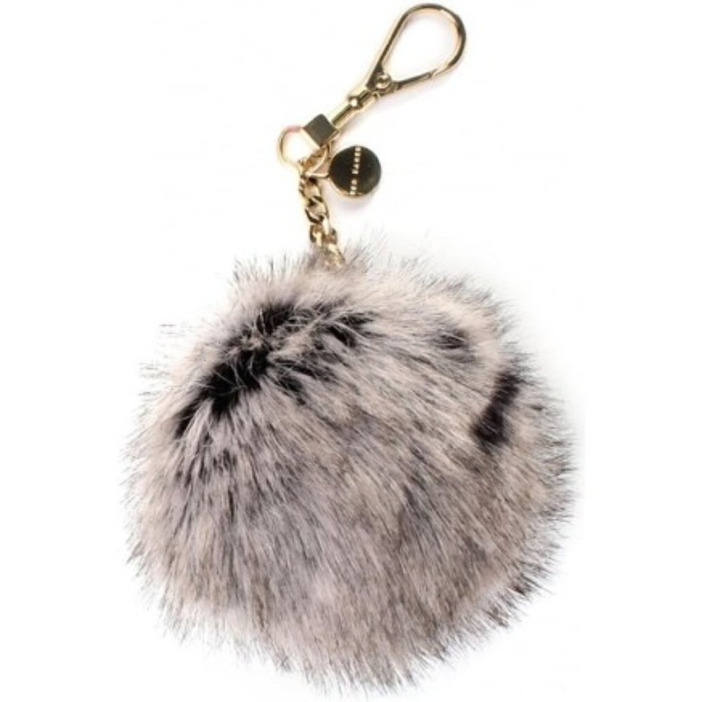 💕TED BAKER💕 Ren Faux Fur Handbag Charm ~ Mink NWT